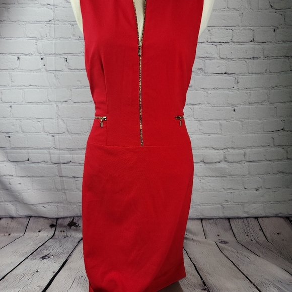 Calvin Klein NEW Red Women's Sleeveless zipper 12 - Picture 16 of 16